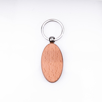 Porte-clés en bois personnalisé avec logo gravé par sublimation, disques vierges personnalisés, porte-clés rectangulaires en bois uni