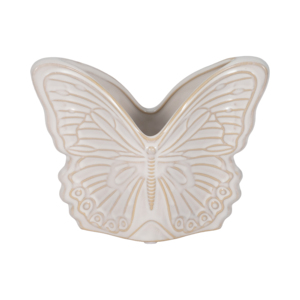 Vaso in Ceramica a Forma di Farfalla per Uso Interno ed Esterno, Ideale per Piante Succulente e Decorazioni da Giardino - Product Image 1