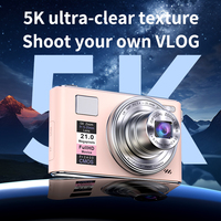 Kamera Video Digital Sensor CMOS Mini Profesional 4K untuk Anak-anak dengan Proyeksi MP3 MicroSD untuk Keamanan Rumah dan Fotografi Anak