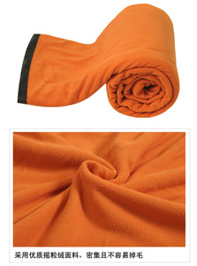 Sac de couchage en polaire microfibre/enveloppe sac de couchage à fermeture éclair doublure spacieuse chaude/doublure de sac de couchage en polaire adulte - Product Image 6