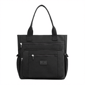 Bolso de Mano de Lona de Nailon para Mujer, Duradero, Portátil, Nuevo, Minimalista, de Gran Capacidad, con Patrón de Caramelos, Moderno, Multicapa, Casual, para Primavera - Product Image 4