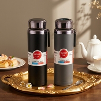 Thermos sous vide en acier inoxydable 316, directement de l'usine, design anti-chute, séparation thé-eau, sangle de transport portable, grande capacité