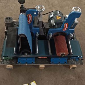 200mm Aluminium Section End Steel Industrial Sheet Deburring Flat Automatic Surface Metal Polishing Machine for Metal - Product Image 1