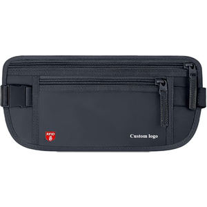 Sac de voyage dissimulé pour argent et téléphone, portefeuille de taille anti-RFID et porte-passeport pour femmes et hommes, pochette de sécurité mince antivol - Product Image 1