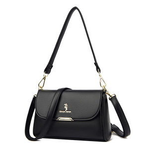 Bolsos de Hombro de Cuero Suave Estilo Retro para Mujer, Bolso Mensajero de Alta Calidad, Color Sólido, Casual, Bolso Pequeño para Chicas - Product Image 2