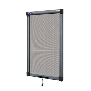 CE Blue Angle Certificate DIY Retractable Insect Fly Window Screens With Aluminum Frame