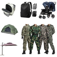 Tissu Oxford en nylon imperméable Ripstop 1000D 1680D, rayé camouflage enduit 210D pour vêtements de sport, textiles de maison et articles vestimentaires