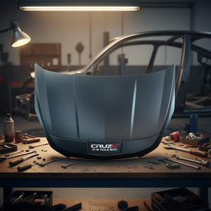 Capó de Motor Negro para Chevrolet Cruze 2010-2016, Pieza de Repuesto, Nuevo, Diseño de Caja con Orificios, Ajuste Directo, Accesorio de Carrocería - Product Image 2