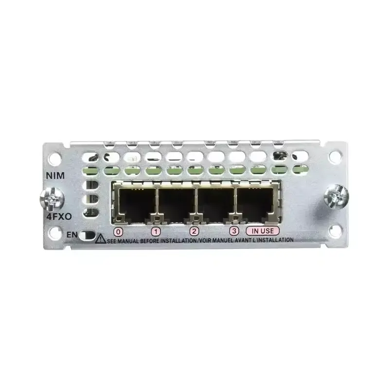 Cisco NIM-4FXSP 4000 Series Router Nim-4fxsp Analog Voice 4 Port Network Interface Module - FXS, FXS-E and DID