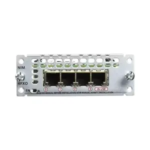 Cisco NIM-4FXSP seri 4000 Router Nim-4fxsp suara Analog 4 Port modul antarmuka jaringan-FXS, FXS-E dan melakukannya