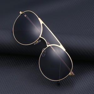 Lunettes de soleil rétro steampunk unisexes, monture dorée, verres PC UV400, style aviateur rond, pour la conduite en extérieur, la pêche, protection solaire - Product Image 4