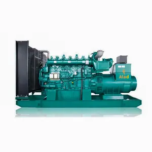 潍柴电厂320kw 400kva低油耗静音开启式柴油机发电机