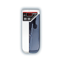 Compteur de billets portable en plastique pour banque, détecteur de faux billets avec bouton tactile, machine de comptage rapide