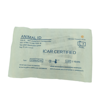 2.12*12mm FDX-B 134.2khz Mini RFID mikrochip Pet ID Transponder jarum suntik Tag akses kartu kontrol untuk hewan ikan anjing kucing