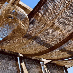 Voile d'ombrage en fibre de coco respirante, séchée au four, anti-moisissure, pour pergola et treillis en bois, vente en gros usine Vietnam - Product Image 1