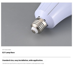 Nhà Máy Trực Tiếp 9W/12W/15W/20W LED Xách Tay Khẩn Cấp Bóng Đèn Pin Kép Có Thể Tháo Rời Thay Thế Cho Cắm Trại IP65 Nhựa 220V - Product Image 4