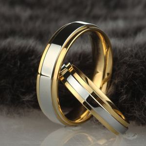 <span class=keywords><strong>Anillos</strong></span> <span class=keywords><strong>de</strong></span> Compromiso <span class=keywords><strong>y</strong></span> Matrimonio <span class=keywords><strong>de</strong></span> Alta Calidad, Doble Tono, Chapados en Oro, Acero Inoxidable 316L, <span class=keywords><strong>para</strong></span> <span class=keywords><strong>Mujer</strong></span> <span class=keywords><strong>y</strong></span> <span class=keywords><strong>Hombre</strong></span> - Product Image 4