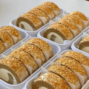 กล่องเค้กโรลแฟนซีภาชนะใส่โดนัทและเบเกอรี่ทรงสี่เหลี่ยมสีขาวสำหรับกล่องเค้กแซนวิชพร้อมช่อง - Product Image 4