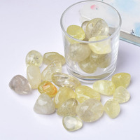 Pierres Roulées en Quartz Naturel en Gros, Pierres Roulées Polies en Citrine pour la Guérison, Thème Amour