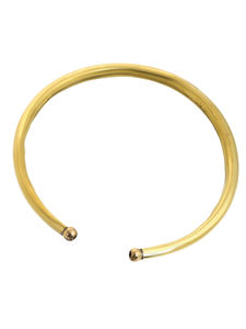 Collar Hasli Redondo Chapado en Oro Hecho a Mano, Joyería Étnica para Mujer, Collar de Boda, Regalo para Fiesta - Product Image 3