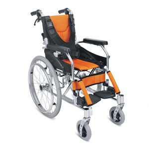 Sedia a rotelle pediatrica pieghevole Super leggera per bambini per bambini portatori di handicap - Product Image 6