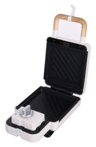 Minuterie électrique 2 en 1 plaques détachables <span class=keywords><strong>Sandwich</strong></span> Maker ménage Mini gaufrier - Product Image 6