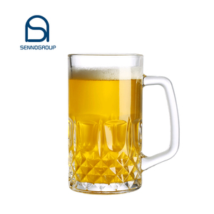 Vasos de Cerveza Clásicos en Oferta, Taza de Cerveza Resistente al Calor, Copa de Vino, Vaso para Beber, Copa de Vino y Cerveza con Asa para Bar y Fiestas - Product Image 1