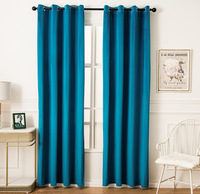 Rideaux occultants de luxe en velours DaiRui 52*96 pouces avec œillets pour salon