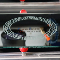 Machine de gravure sur verre CNC, machine de gravure au laser, machine de sablage pour verre miroir
