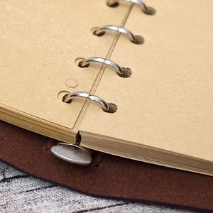 Carnet de notes A6 A7 en cuir style vintage avec spirale, idéal pour les voyages, journal intime ou cadeau pirate - Product Image 5