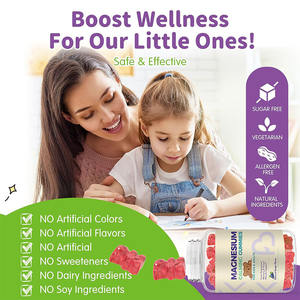 Gummies menenangkan bebas gula dengan l-theanine Vitamin B6 Vitamin D untuk peningkatan memori sehat dukungan imun tidur untuk anak-anak dan dewasa - Product Image 5