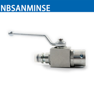 Vanne à boisseau sphérique hydraulique NBSANMINSE KBV-12A-12B 500 bars en acier au carbone pour systèmes d'huile - Product Image 2