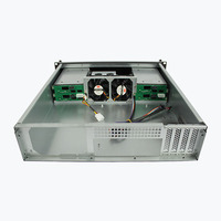 Casing Server Industri Rakmount 19 inci 2U Harga Stok Pabrik, Mendukung Motherboard ATX, Kedalaman 450mm