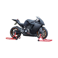Élévateur de support de moto universel en acier robuste pour plate-forme stable non démontable de garage pour un changement de pneu facile