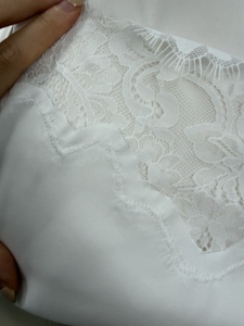 <span class=keywords><strong>Camicia</strong></span> <span class=keywords><strong>da</strong></span> <span class=keywords><strong>Notte</strong></span> <span class=keywords><strong>Bianca</strong></span> in Raso con Pizzo per Donna, Abito Sottoveste con Spalline Regolabili, Lingerie <span class=keywords><strong>da</strong></span> <span class=keywords><strong>Notte</strong></span> - Product Image 5