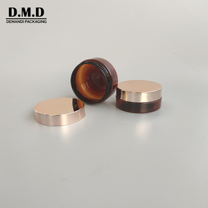Nhựa Pet Có Thể 50 <span class=keywords><strong>60</strong></span> 100Ml 4 Oz Cơ Thể Chà 200 Gram 150Gram 120 <span class=keywords><strong>Ml</strong></span> 8Oz Nâu Hổ Phách Jar Container Với Vít Có Nắp Đậy - Product Image 3