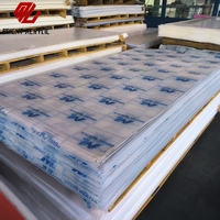 Panneaux acryliques blancs mats MingLiang en gros, feuilles transparentes 4mm/6mm/7mm/8mm, découpe personnalisable, économiques pour tables de café