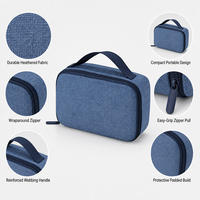 Sac isotherme portable personnalisé en polyester avec poignée de transport pour l'école, le travail, les pique-niques en plein air et les voyages