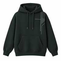 Fournisseur de sweats à capuche surdimensionnés OEM, sweats à capuche personnalisés à épaules tombantes avec poche kangourou pour un usage quotidien