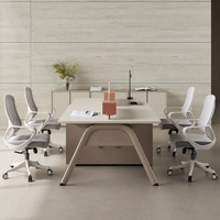 Nuevas Mamparas Modulares para Oficina, Mesa de Oficina para Computadora, Estación de Trabajo, Escritorio de Oficina para 2, 4, 6, 8 Personas, Cubículo de Oficina
