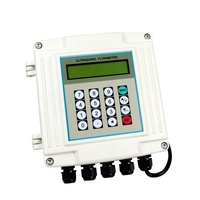 Débitmètre ultrasonique mural pour liquides RS485 avec capteurs de température PT100, personnalisable OEM, précision 1 %, garantie 1 an