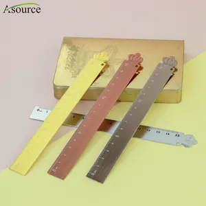 Fashion Crown Metal Ruler 15CM Aluminum Ruler