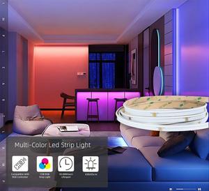 ETL Side <span class=keywords><strong>View</strong></span> địa chỉ rgbic mật độ cao 630L ánh sáng <span class=keywords><strong>LED</strong></span> <span class=keywords><strong>Strip</strong></span> trắng đỏ màu xanh lá cây màu xanh 24V dotless COB <span class=keywords><strong>Strip</strong></span> cho trang trí nội thất - Product Image 5