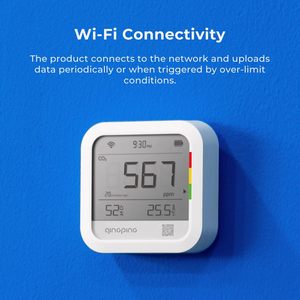 Moniteur intelligent de CO2 Qingping, thermomètre, hygromètre, surveillance à distance via le moniteur de température et d'humidité Qingping IoT - Product Image 6