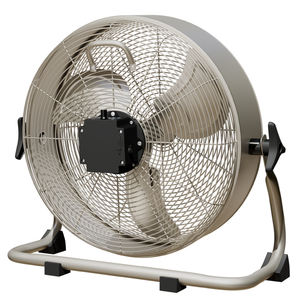 Ventilador de piso recargable con motor de CC, 12V, rotación orbital de 360 grados para acampar, hogar, ventilador 3D para exteriores - Product Image 3