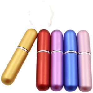 Luxury pink Aluminum 5ml Pump Refillable Travel Mini Glass Perfume Spray Bottle Cosmetic Pocket Perfume <strong>Atomizer</strong> - Product Image 6