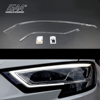 Tube LED de voiture DRL, phare LED DRL, bande de guidage de lumière de remplacement pour les feux de jour jaunis, compatible avec Audi A3 2017-2019