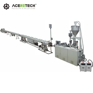 App Hoge Snelheid Hdpe Plastic Pijp Extrusie Machine Met Goede Koelsysteem