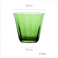 Verre à vin rétro simple sur pied, verre à champagne créatif et exquis