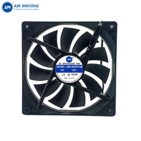 Kipas AM14025H12B 140x140x25mm dalam tipe Axial Flow Fan, Ball Bearing 12v 24v 48v DC Brushless Fan 140mm